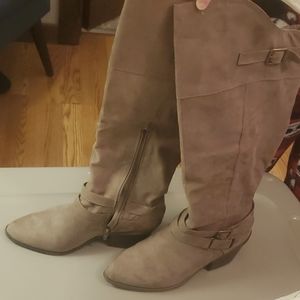 Tall Boots, Western looking! Worn one time!